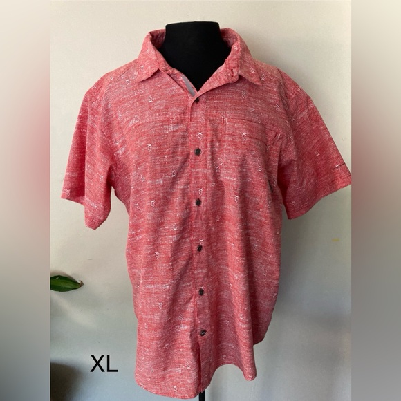Men's Columbia Vented Button Up Shirt Size XL - Picture 1 of 4